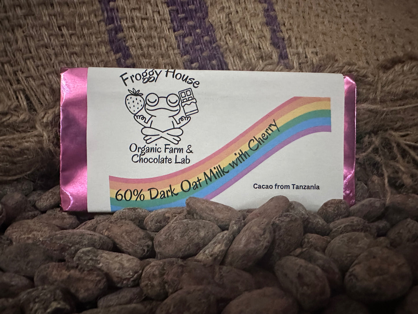 LIMITED EDITION - 60% Dark Oat Milk with Cherry